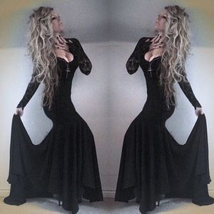 Vampira Gown by NRT fashions